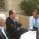 Mayor Barkat with Dr. Roy Petel discussing DVI